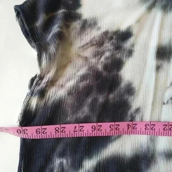 Audrey 3 + 1 tie dye long duster kimono - Picture 4 of 5